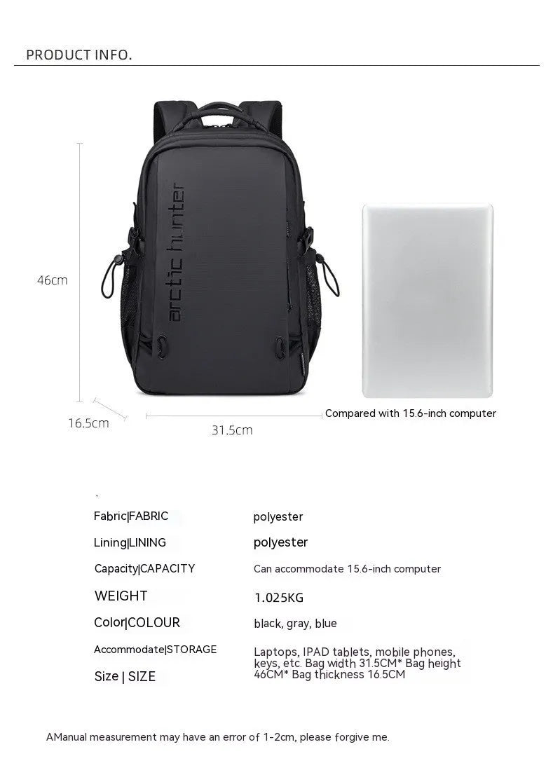 Fashion Commuter Backpack Men's Waterproof Daily - Bellarte Enchanté Fashion Commuter Backpack Men's Waterproof Daily